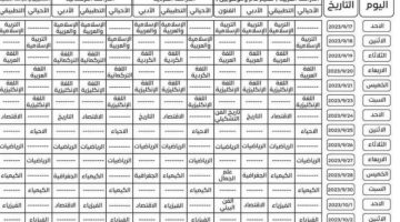 الان ننشر جدول امتحانات السادس الاعدادي بالعراق 2024 المعلن من وزارة التربية العراقية رسميا